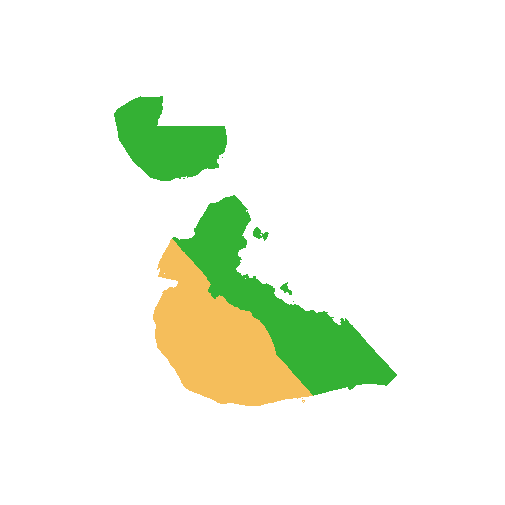 Biome Rust Map: Procedural Map, Size: 1400, Seed: 451765145