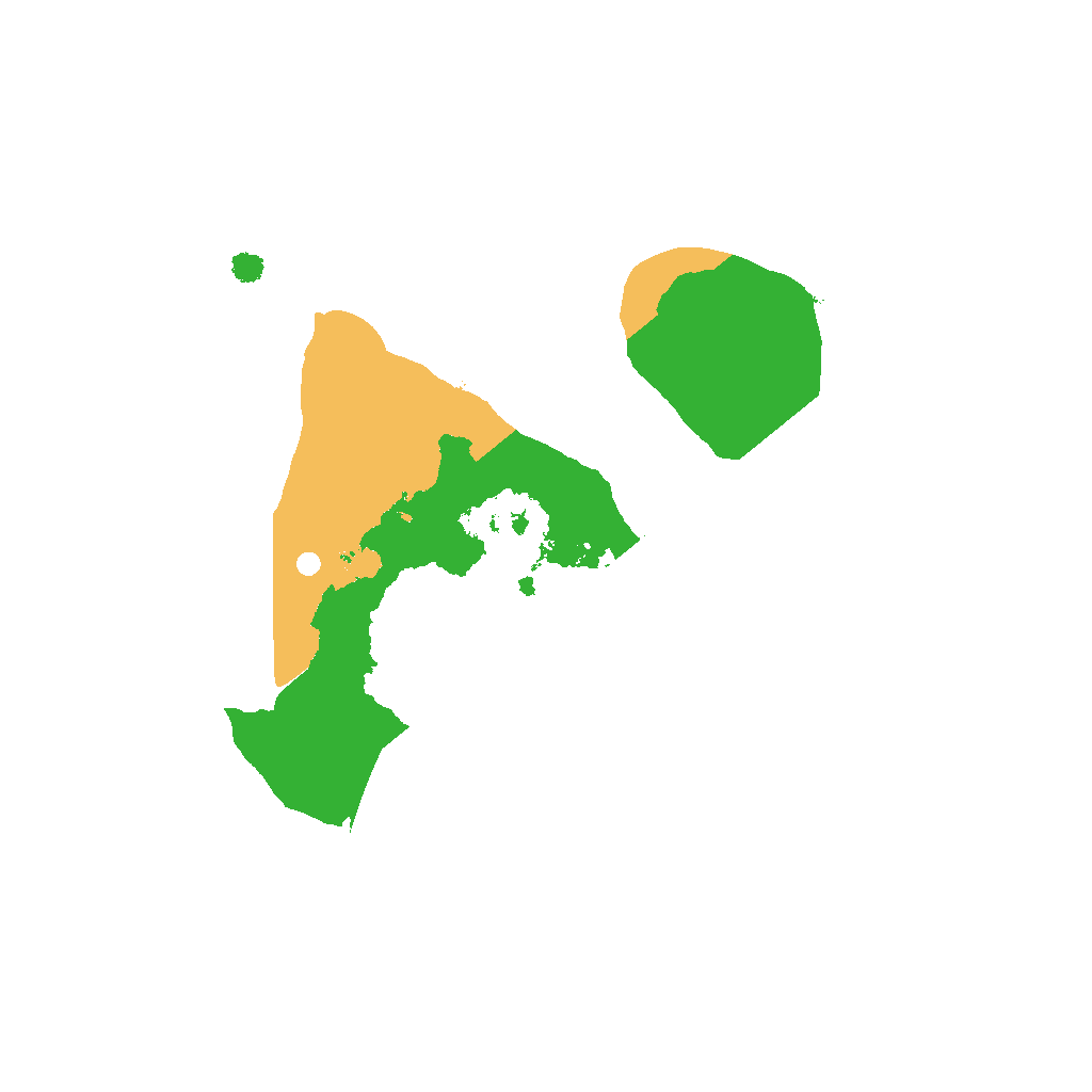 Biome Rust Map: Procedural Map, Size: 1400, Seed: 555559