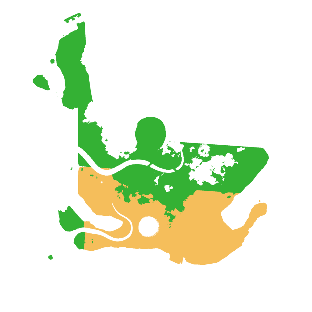 Biome Rust Map: Procedural Map, Size: 2700, Seed: 17541