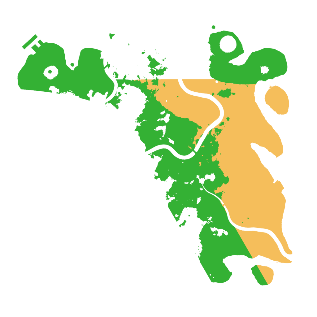 Biome Rust Map: Procedural Map, Size: 3500, Seed: 2059562789