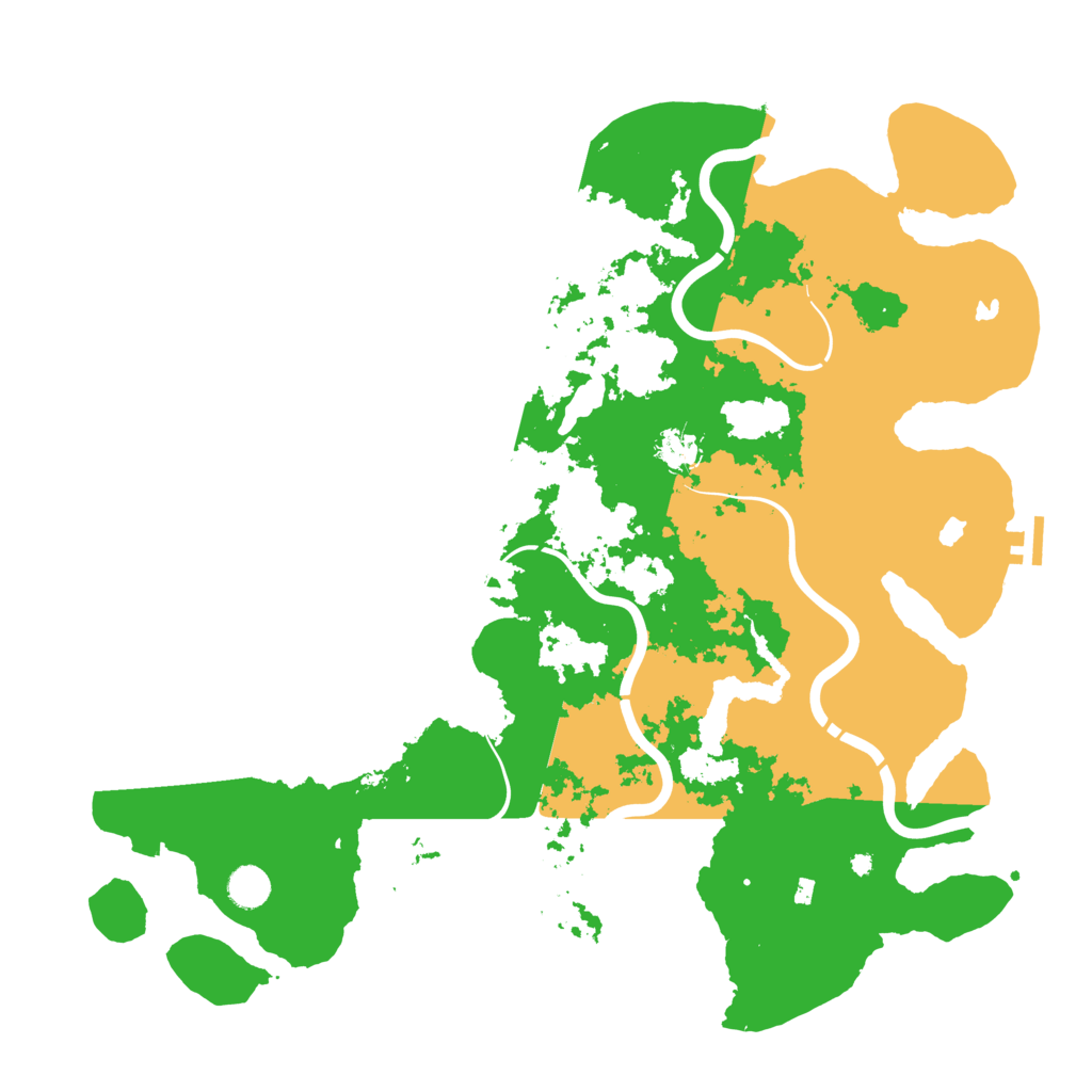 Biome Rust Map: Procedural Map, Size: 4500, Seed: 1765540512