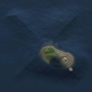 Thumbnail Rust Map: Procedural Map, Size: 1000, Seed: 494347926, 1 Monuments