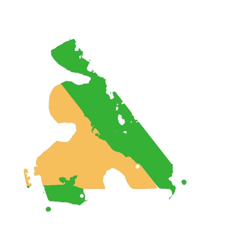 Biome Rust Map: Procedural Map, Size: 2000, Seed: 1457113617