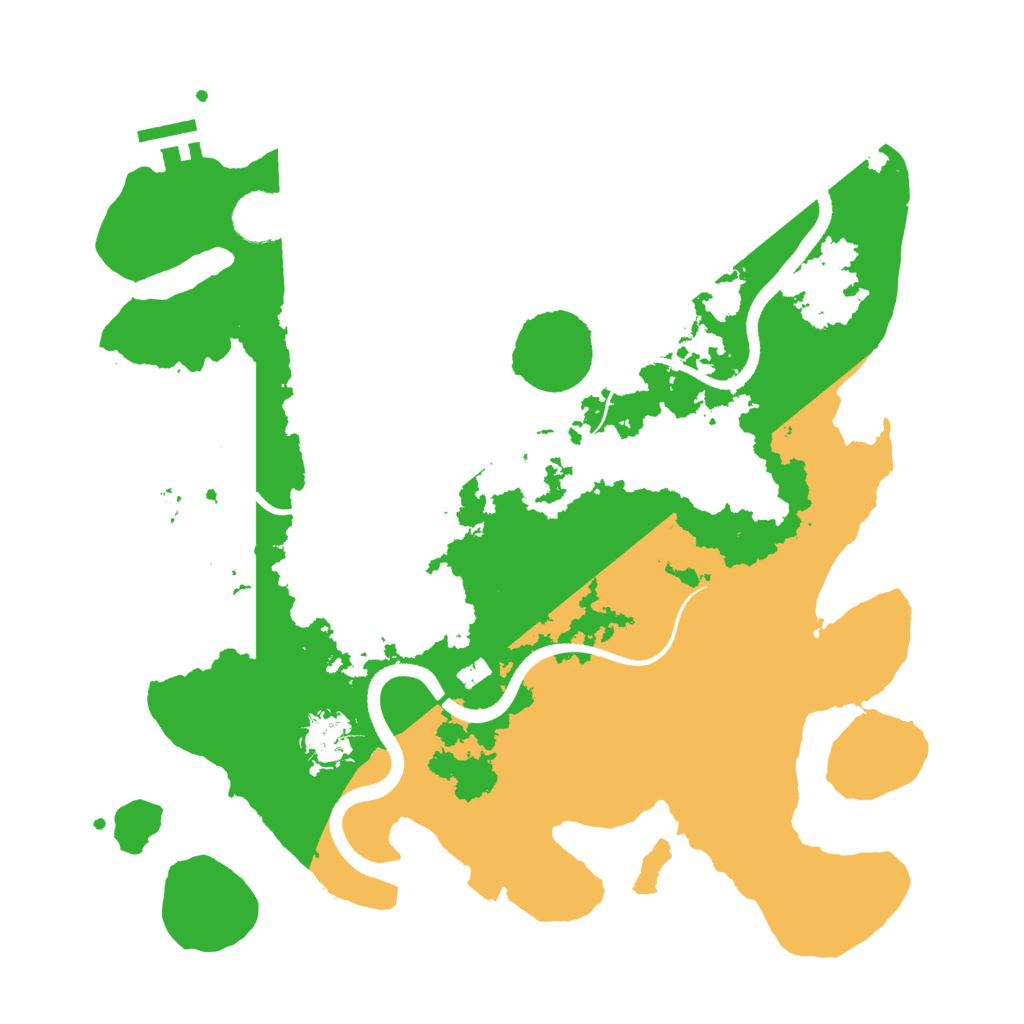 Biome Rust Map: Procedural Map, Size: 3500, Seed: 169071424