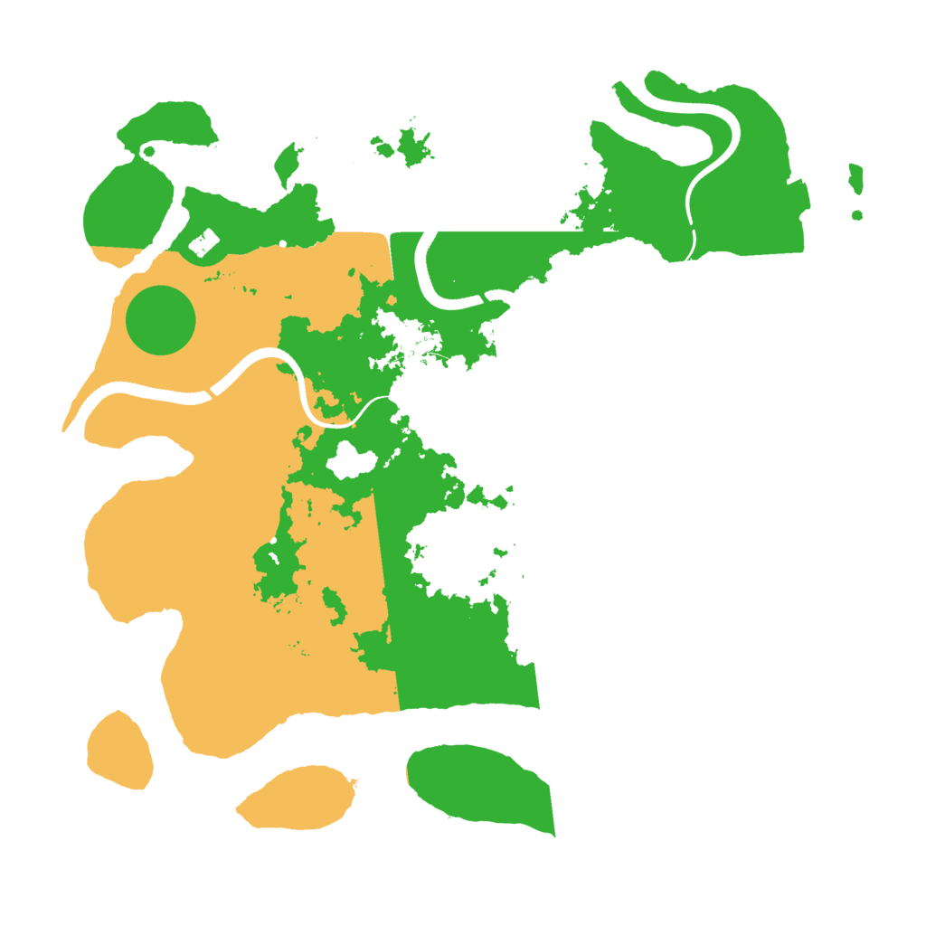 Biome Rust Map: Procedural Map, Size: 3500, Seed: 744447572