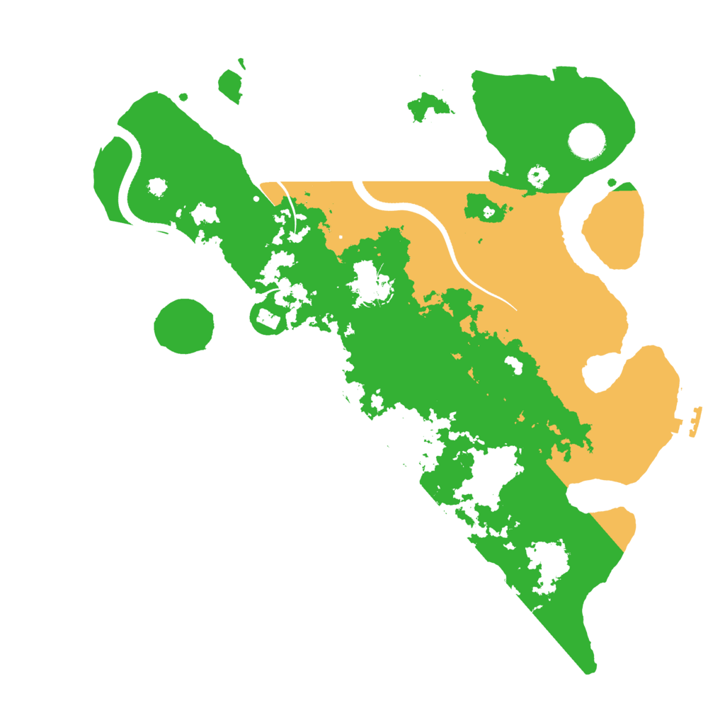 Biome Rust Map: Procedural Map, Size: 3500, Seed: 162352149