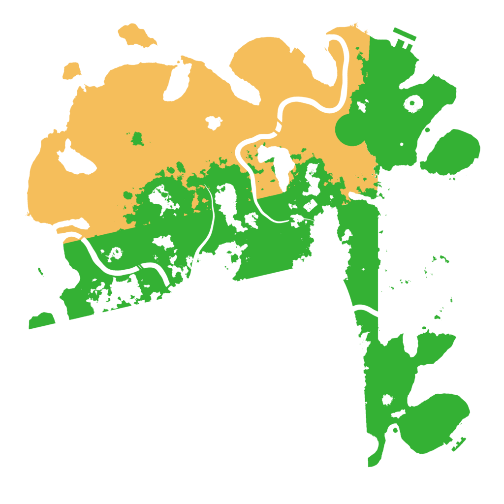 Biome Rust Map: Procedural Map, Size: 4250, Seed: 579625756