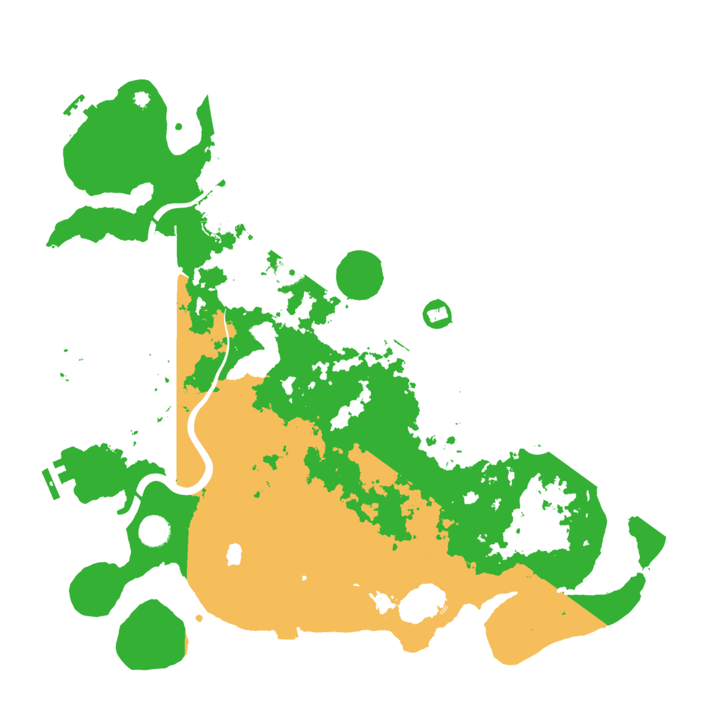 Biome Rust Map: Procedural Map, Size: 4000, Seed: 198090016