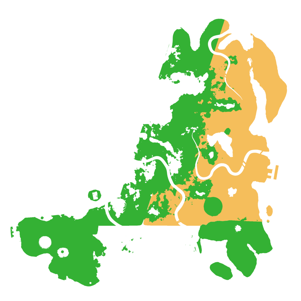 Biome Rust Map: Procedural Map, Size: 4250, Seed: 357979343