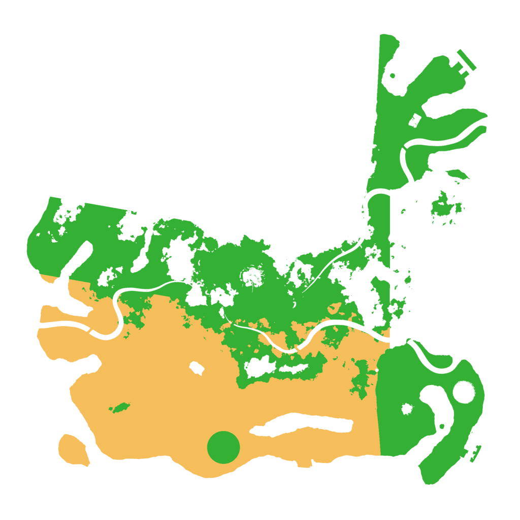 Biome Rust Map: Procedural Map, Size: 4200, Seed: 230520175