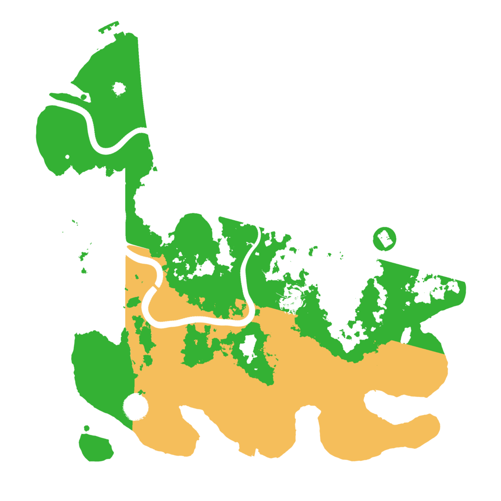 Biome Rust Map: Procedural Map, Size: 3500, Seed: 761865007