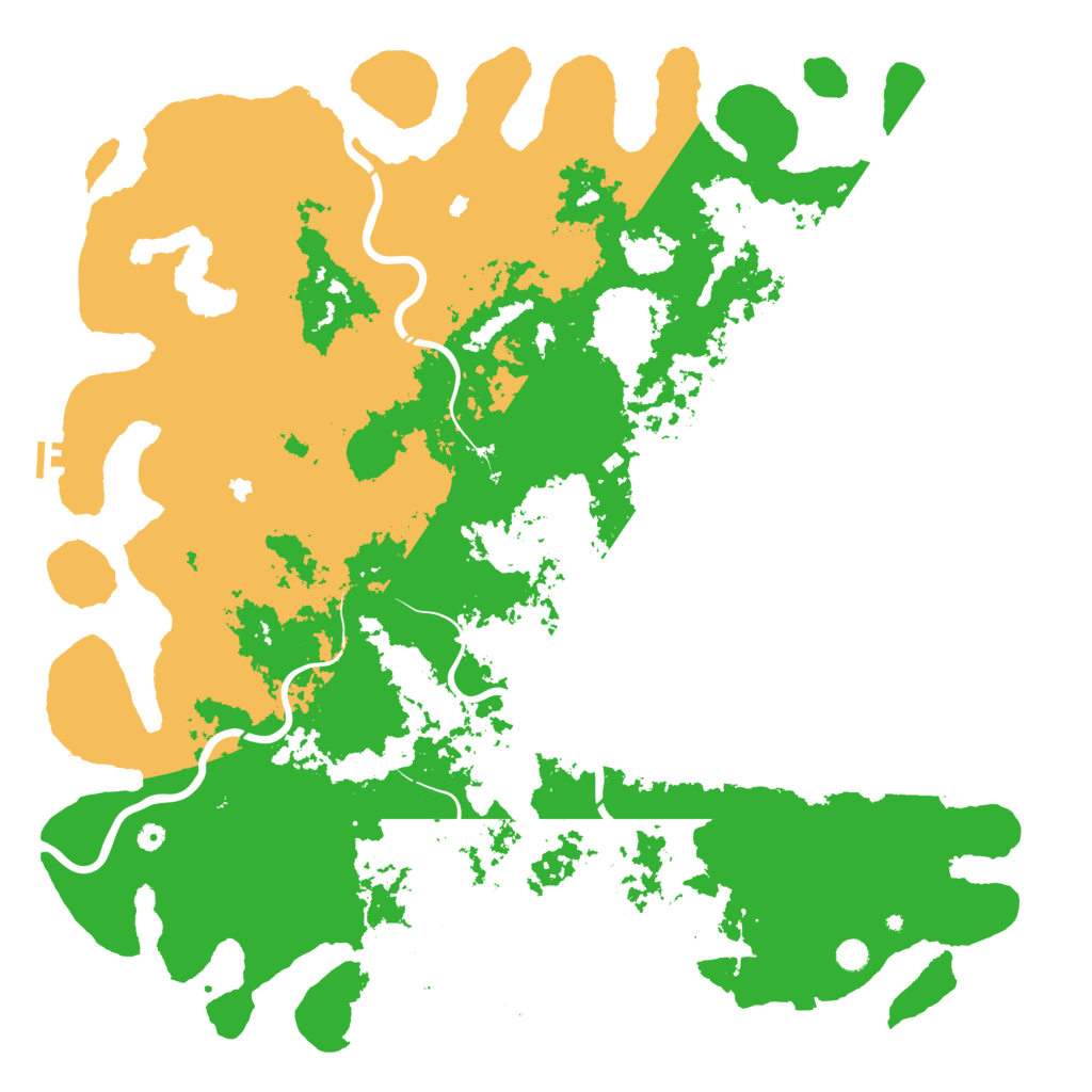 Biome Rust Map: Procedural Map, Size: 6000, Seed: 1475164994