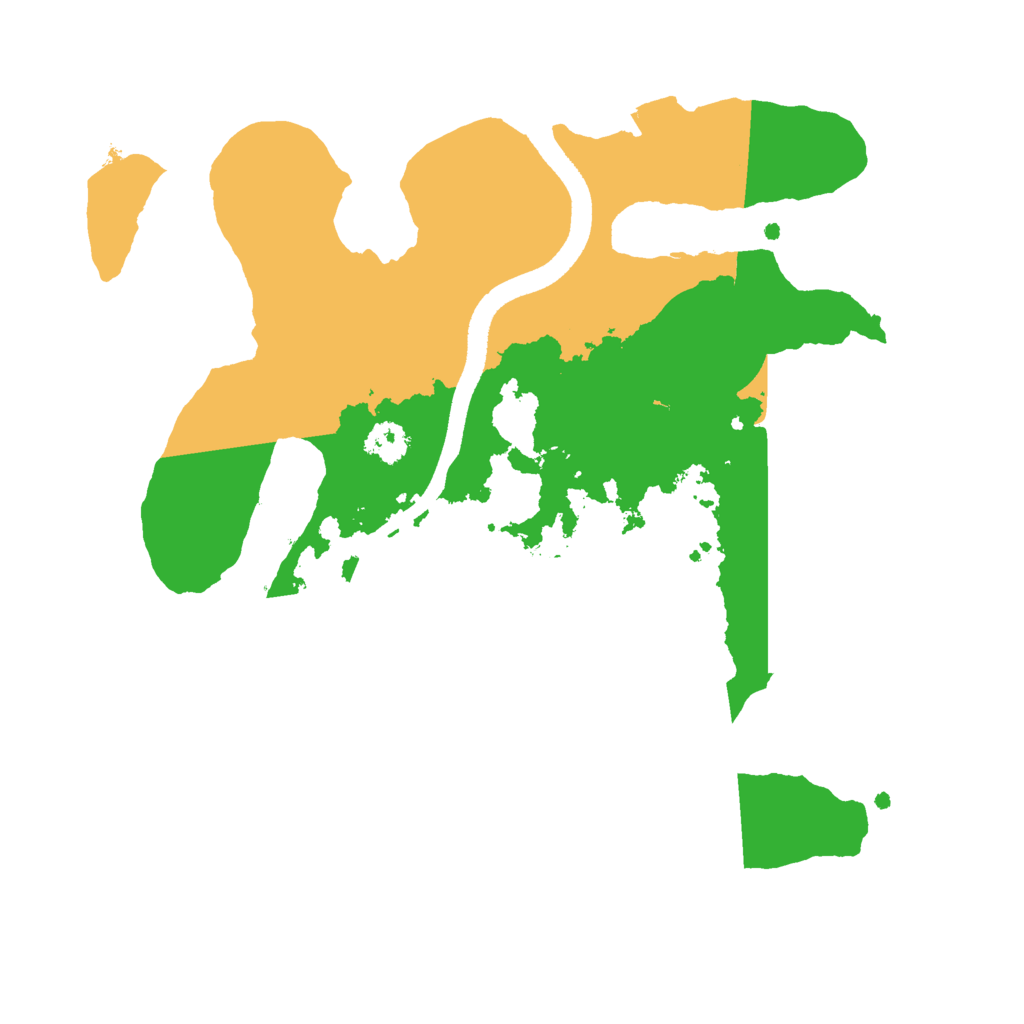 Biome Rust Map: Procedural Map, Size: 2500, Seed: 1589591347