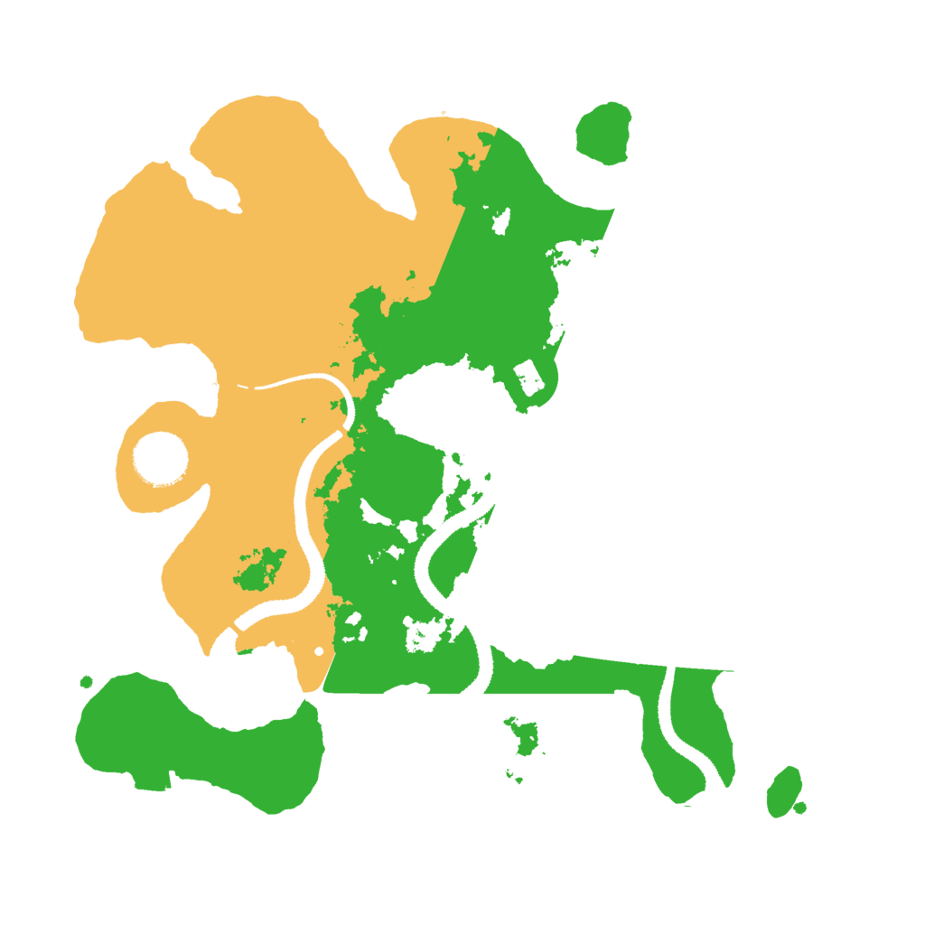 Biome Rust Map: Procedural Map, Size: 3000, Seed: 5576