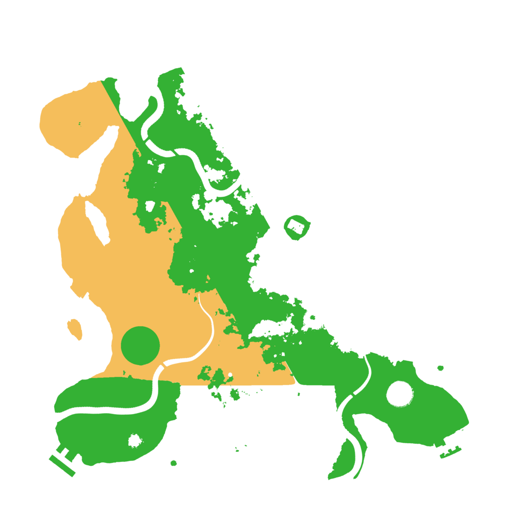 Biome Rust Map: Procedural Map, Size: 3500, Seed: 797916389