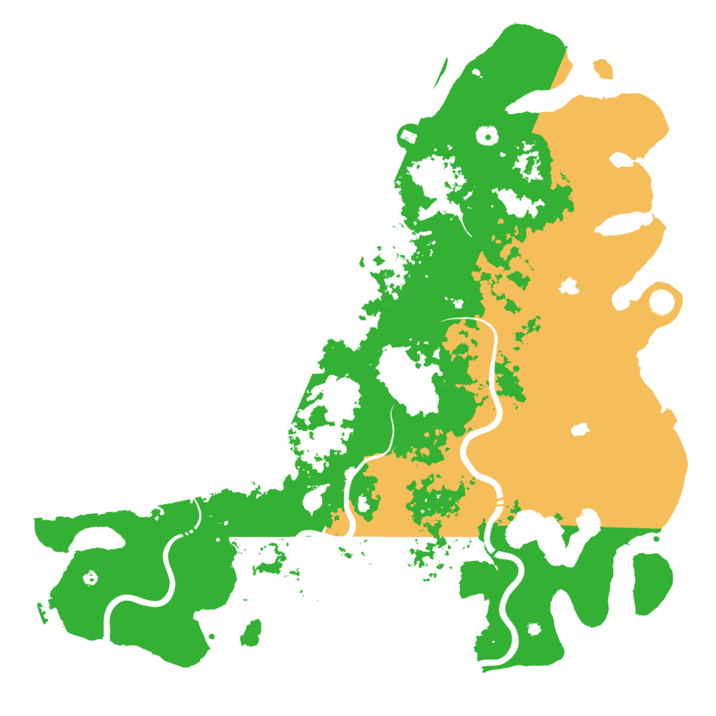 Biome Rust Map: Procedural Map, Size: 5000, Seed: 1115345624