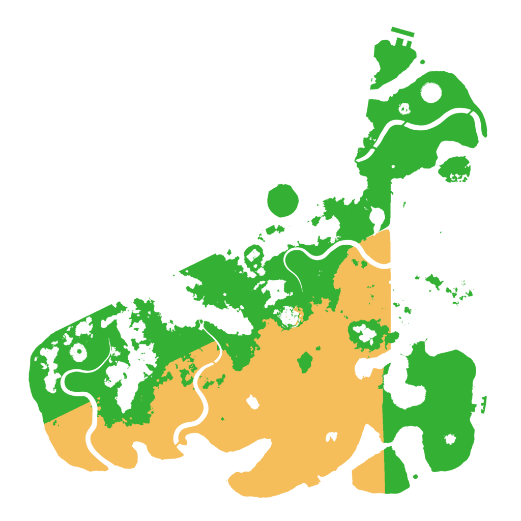 Biome Rust Map: Procedural Map, Size: 4500, Seed: 1690072336