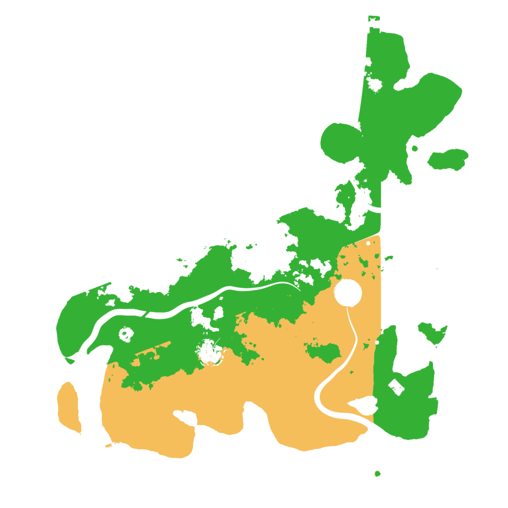 Biome Rust Map: Procedural Map, Size: 3500, Seed: 372656921