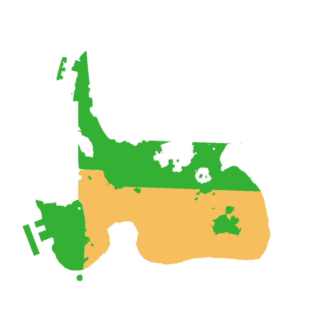 Biome Rust Map: Procedural Map, Size: 2000, Seed: 722425047