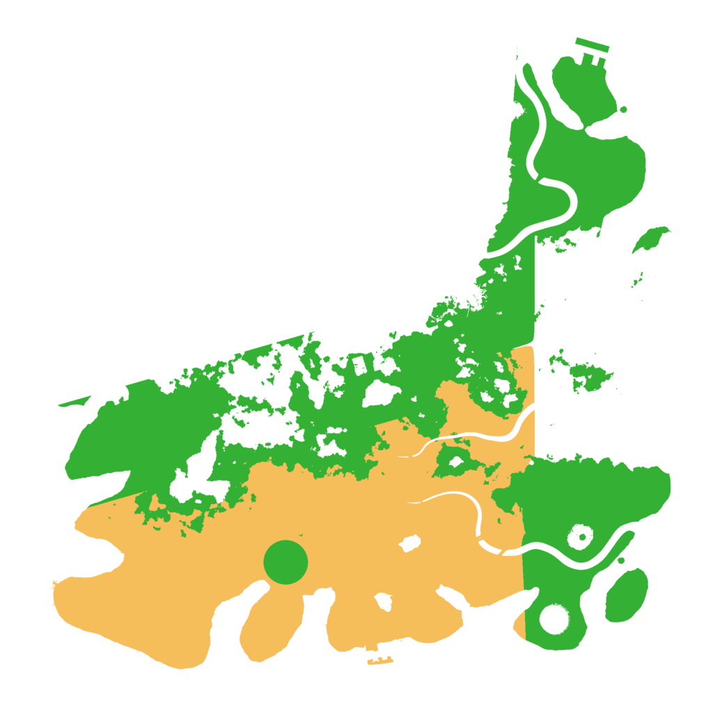 Biome Rust Map: Procedural Map, Size: 4250, Seed: 677186