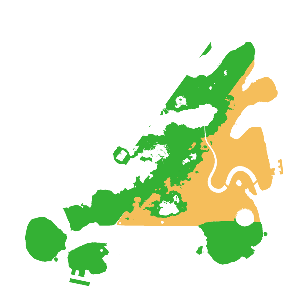 Biome Rust Map: Procedural Map, Size: 3000, Seed: 2132467062
