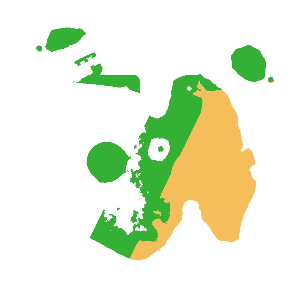 Biome Rust Map: Procedural Map, Size: 2000, Seed: 65891455