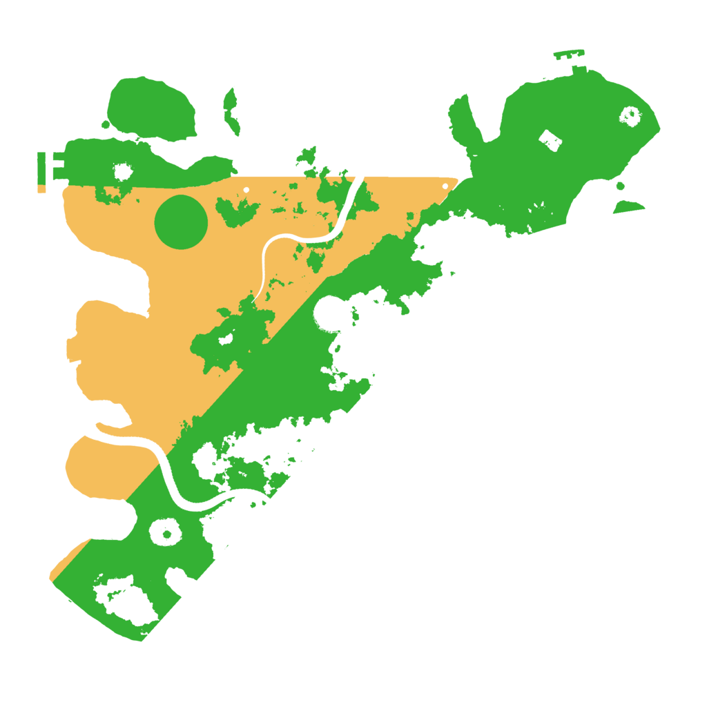 Biome Rust Map: Procedural Map, Size: 3500, Seed: 648258