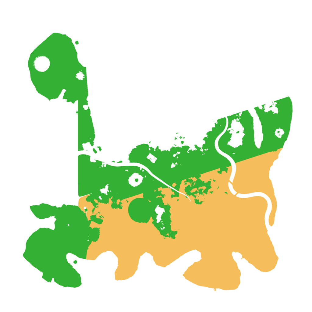 Biome Rust Map: Procedural Map, Size: 3500, Seed: 1422607