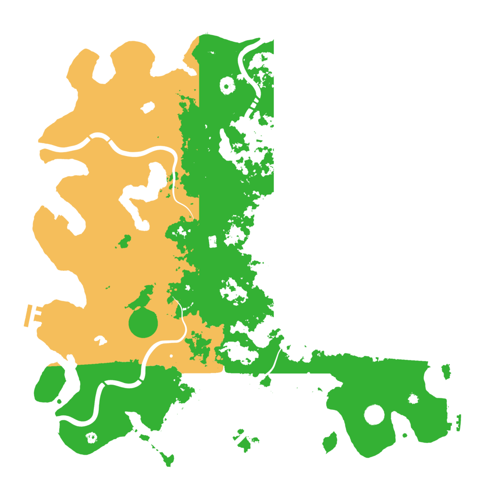 Biome Rust Map: Procedural Map, Size: 4500, Seed: 335536353