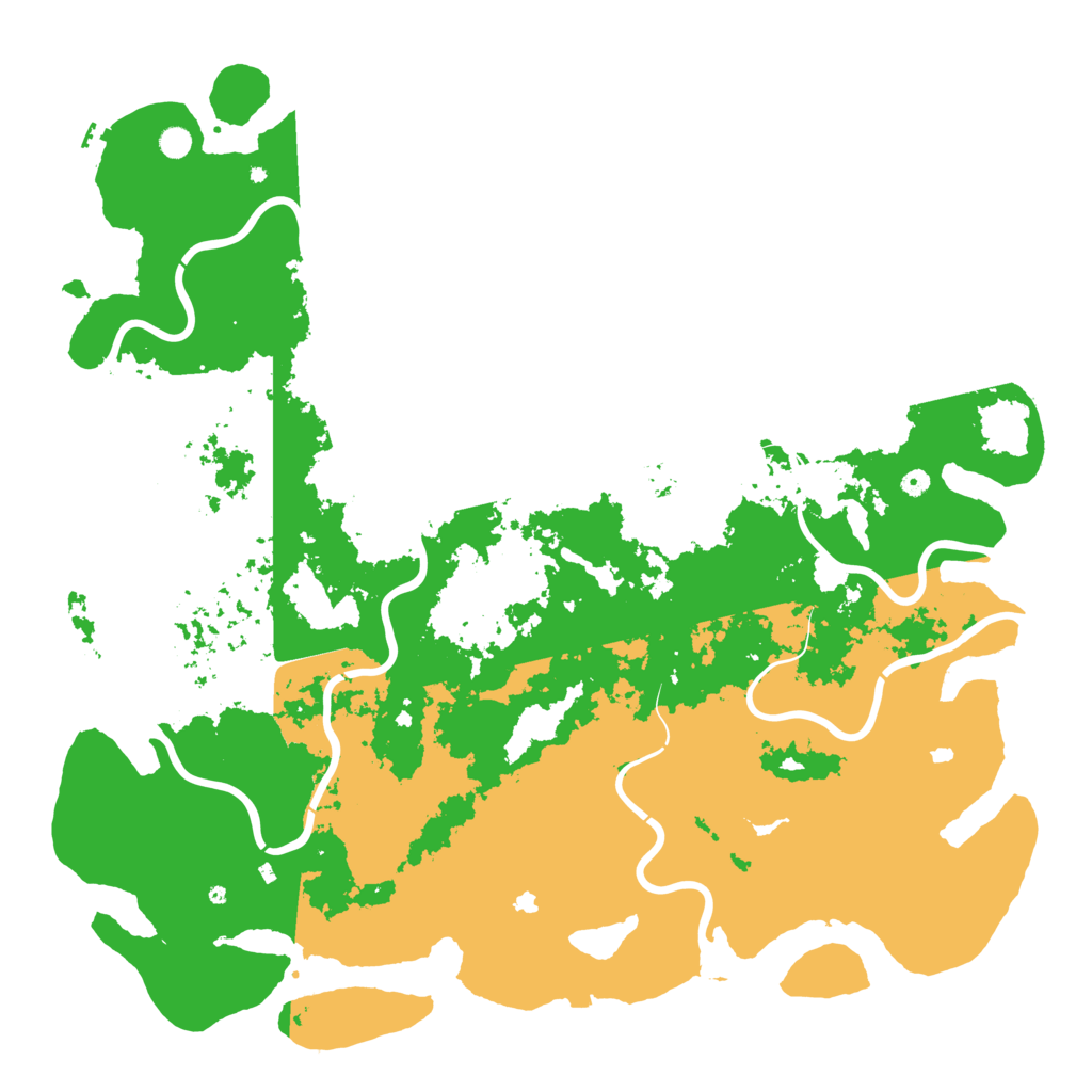 Biome Rust Map: Procedural Map, Size: 6000, Seed: 52323