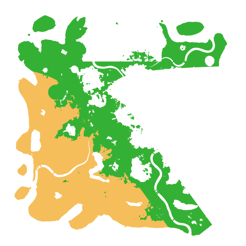 Biome Rust Map: Procedural Map, Size: 4500, Seed: 49887