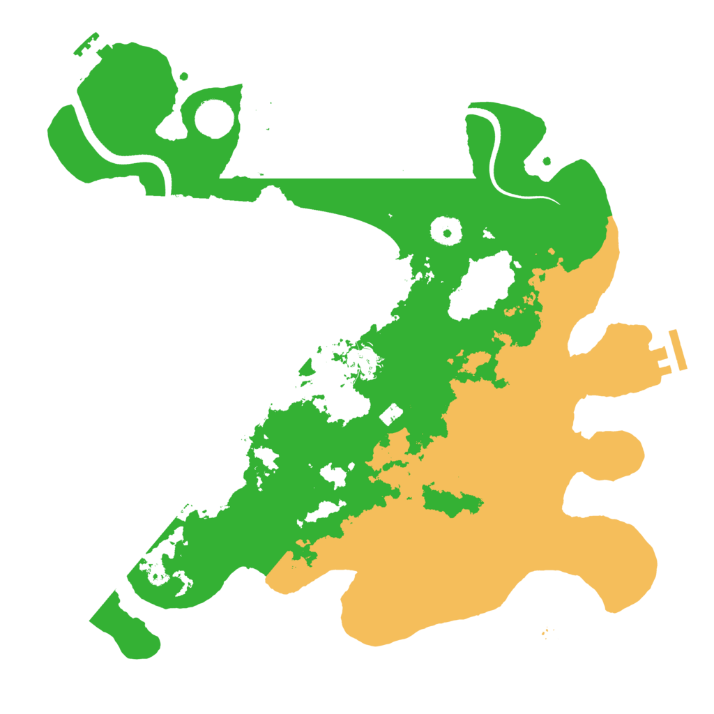 Biome Rust Map: Procedural Map, Size: 3500, Seed: 1695589288