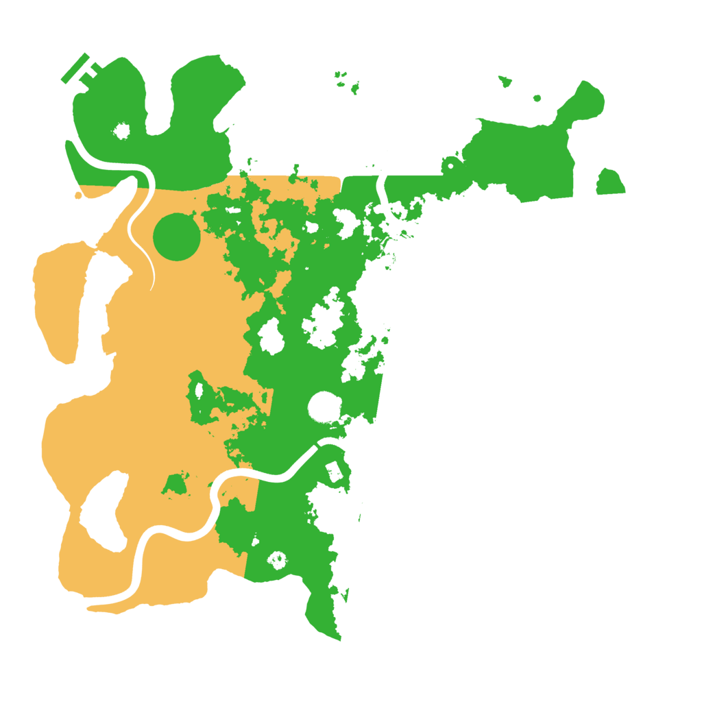 Biome Rust Map: Procedural Map, Size: 3900, Seed: 802749826