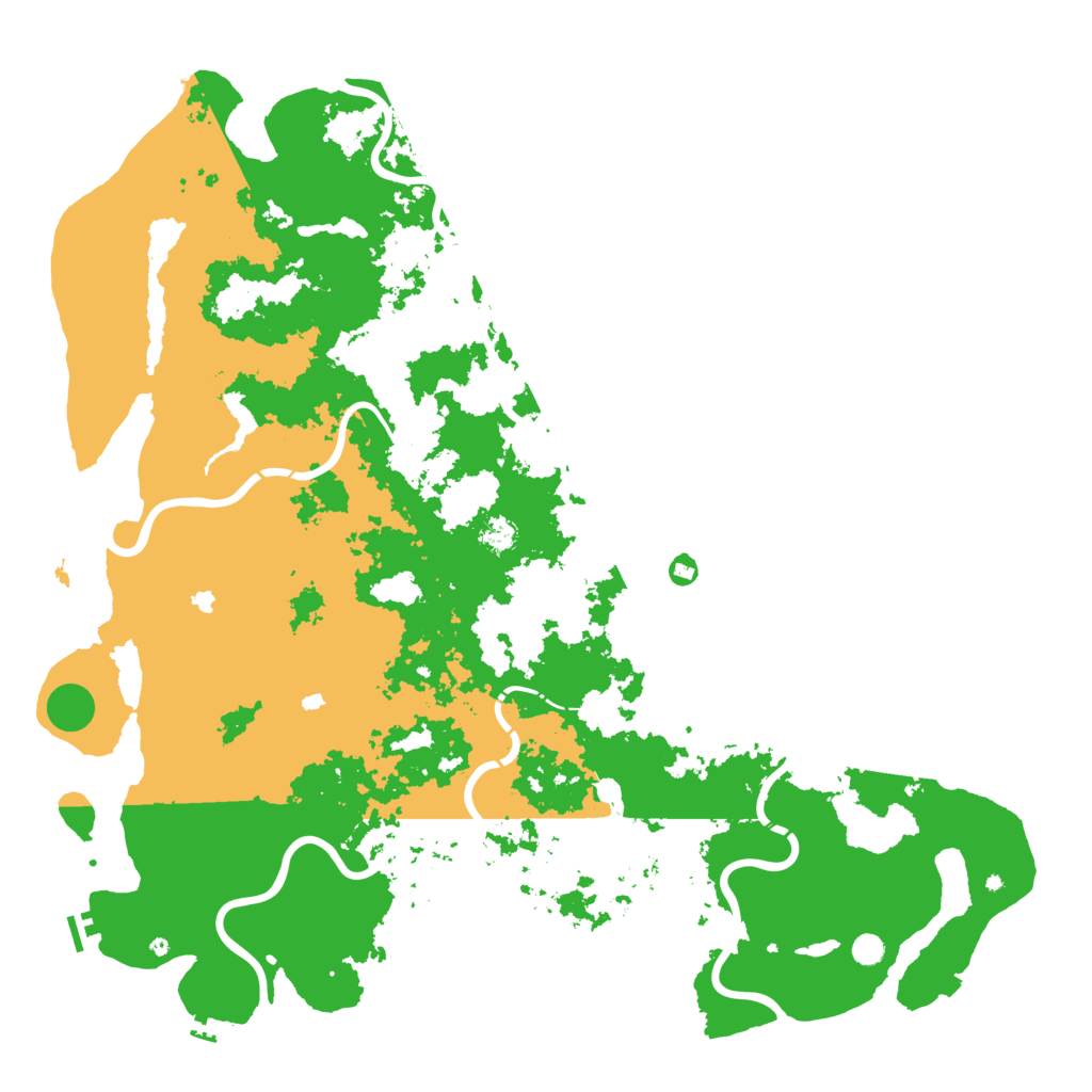 Biome Rust Map: Procedural Map, Size: 6000, Seed: 1482543630