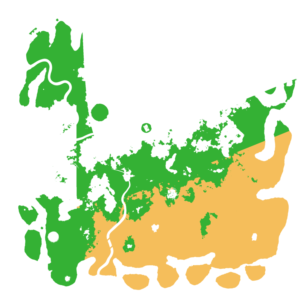 Biome Rust Map: Procedural Map, Size: 5000, Seed: 1393671975