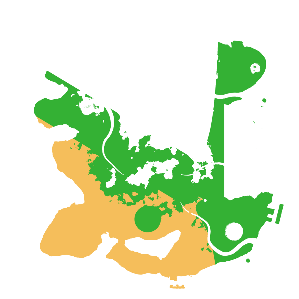 Biome Rust Map: Procedural Map, Size: 3000, Seed: 7061348