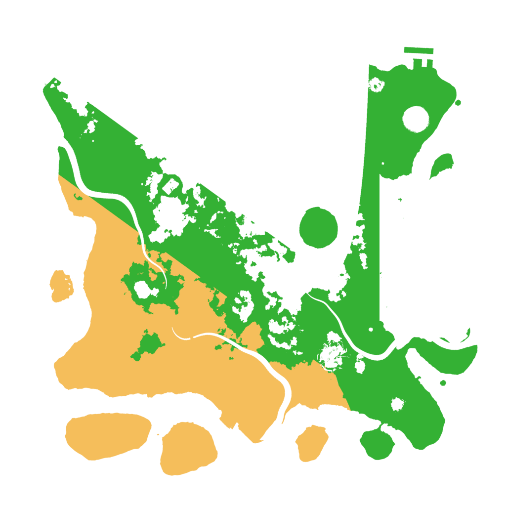 Biome Rust Map: Procedural Map, Size: 3500, Seed: 2137807527