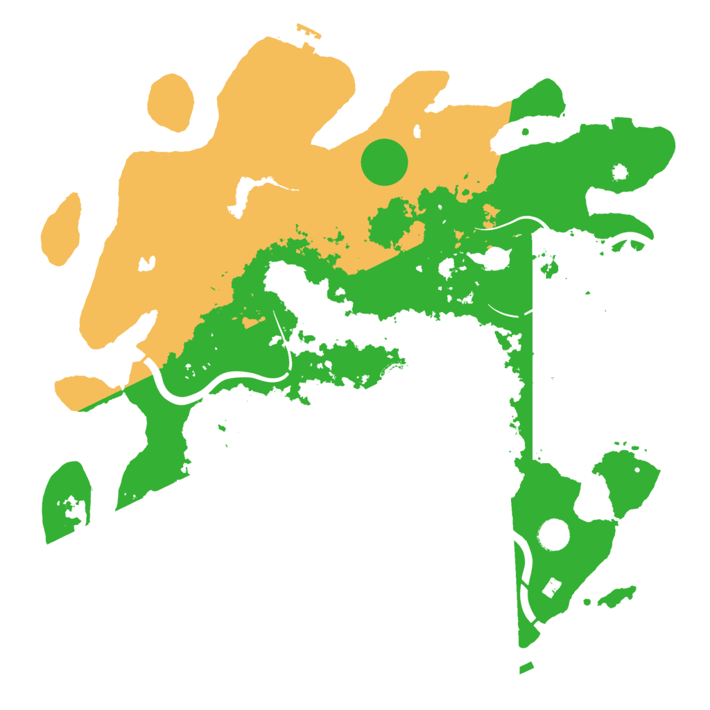 Biome Rust Map: Procedural Map, Size: 4000, Seed: 6553512
