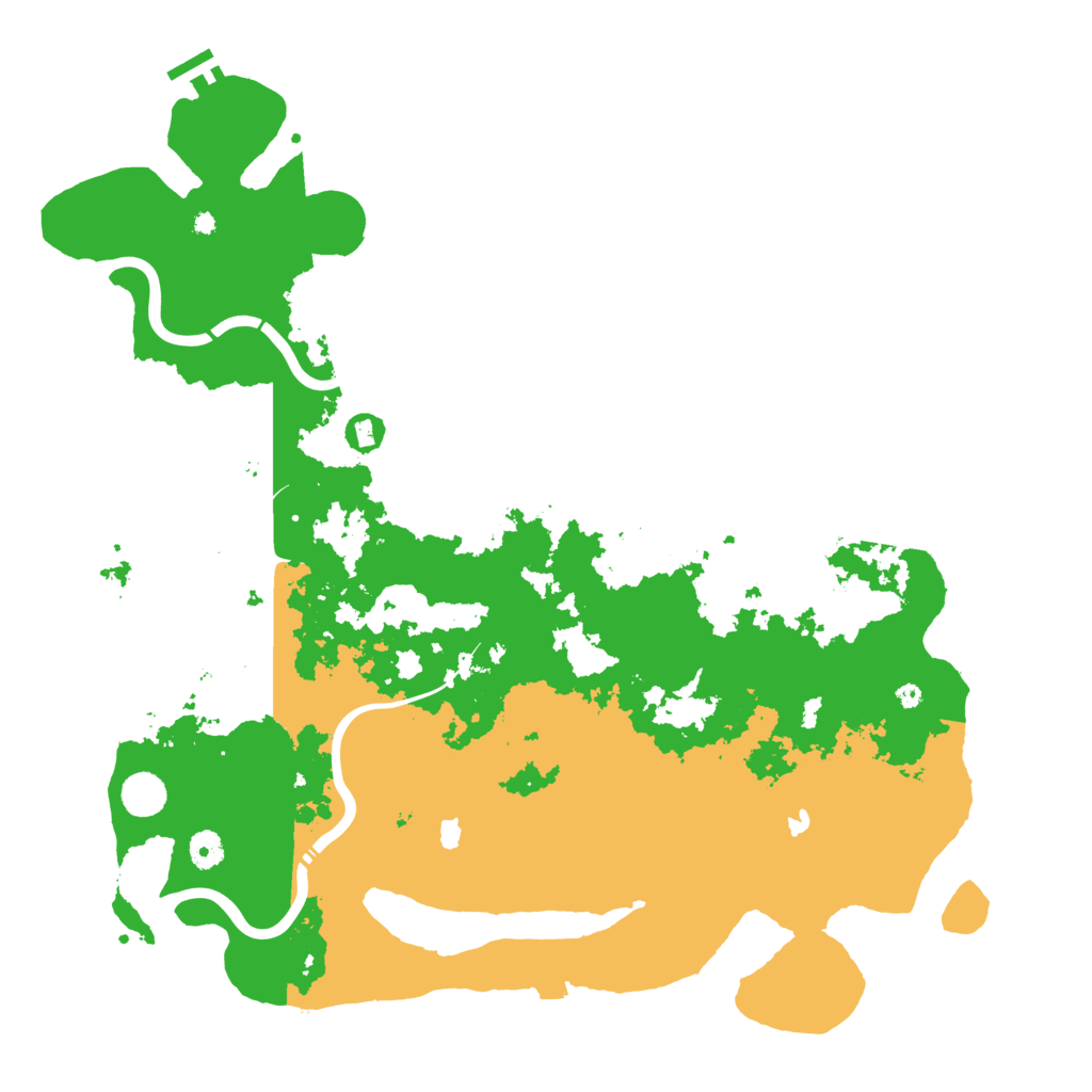 Biome Rust Map: Procedural Map, Size: 4500, Seed: 106681006