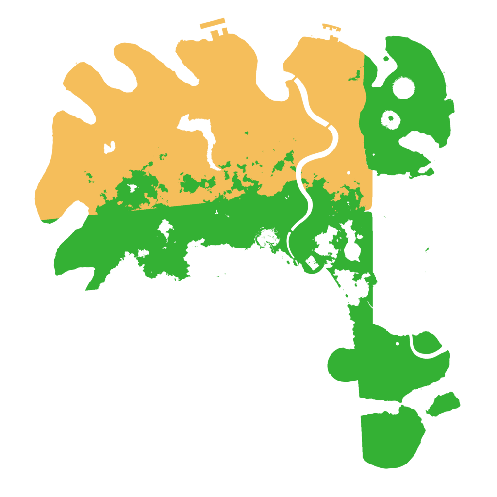 Biome Rust Map: Procedural Map, Size: 4000, Seed: 1995805524