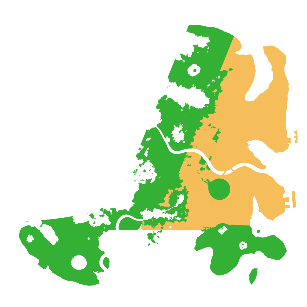Biome Rust Map: Procedural Map, Size: 3800, Seed: 325013010