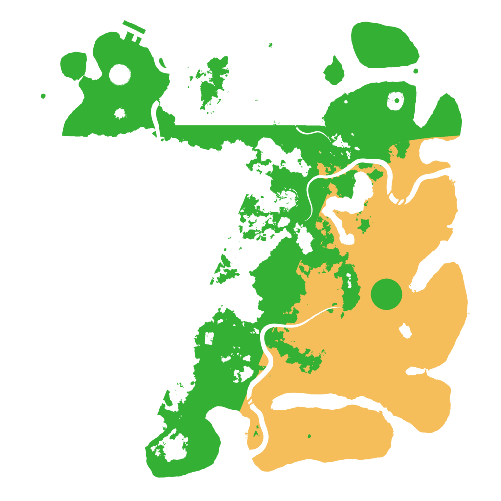 Biome Rust Map: Procedural Map, Size: 4250, Seed: 579944