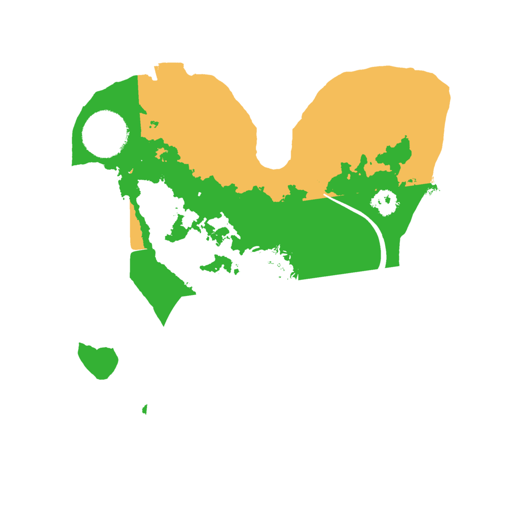 Biome Rust Map: Procedural Map, Size: 2069, Seed: 50000