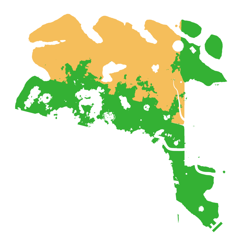 Biome Rust Map: Procedural Map, Size: 4000, Seed: 299504078