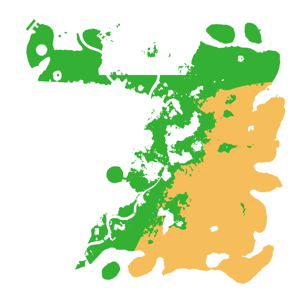 Biome Rust Map: Procedural Map, Size: 4750, Seed: 359300