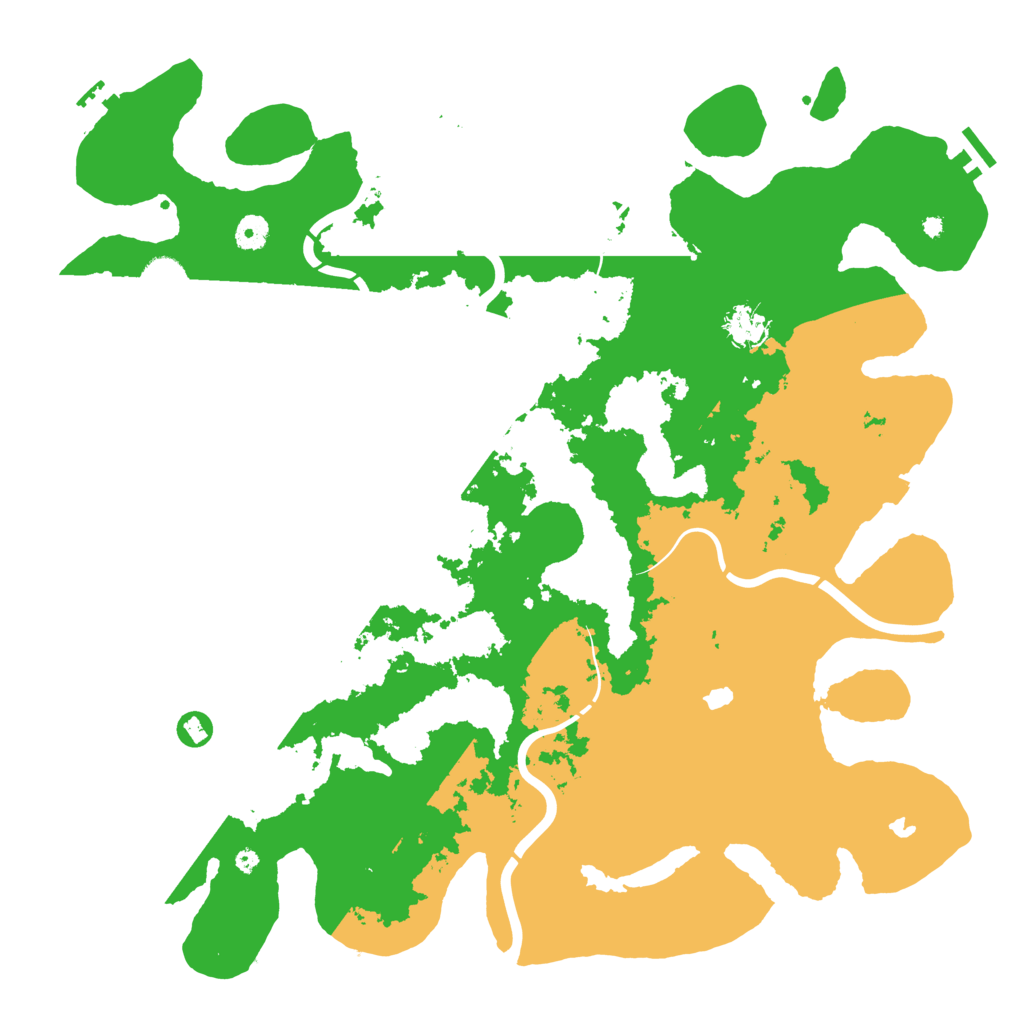 Biome Rust Map: Procedural Map, Size: 4500, Seed: 899019554