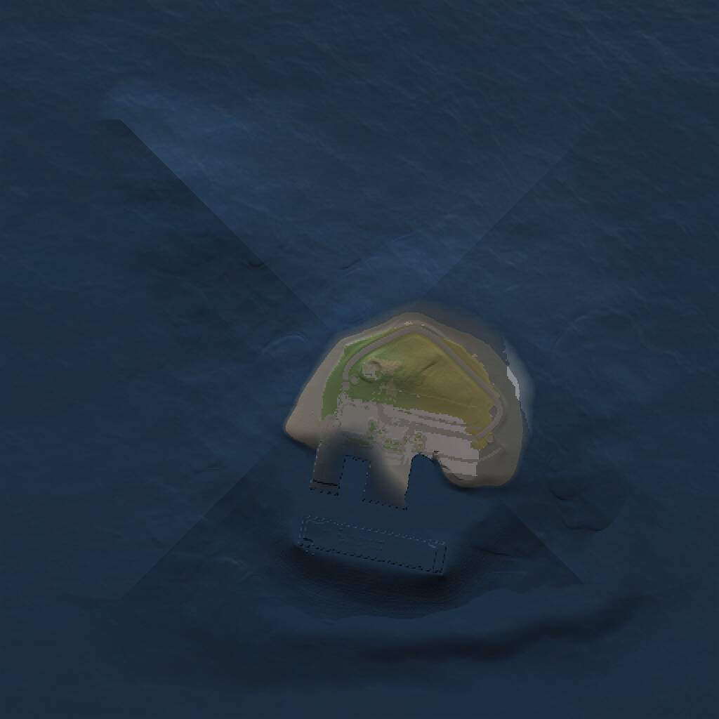 Rust Map: Procedural Map, Size: 1000, Seed: 375407296, 2 Monuments