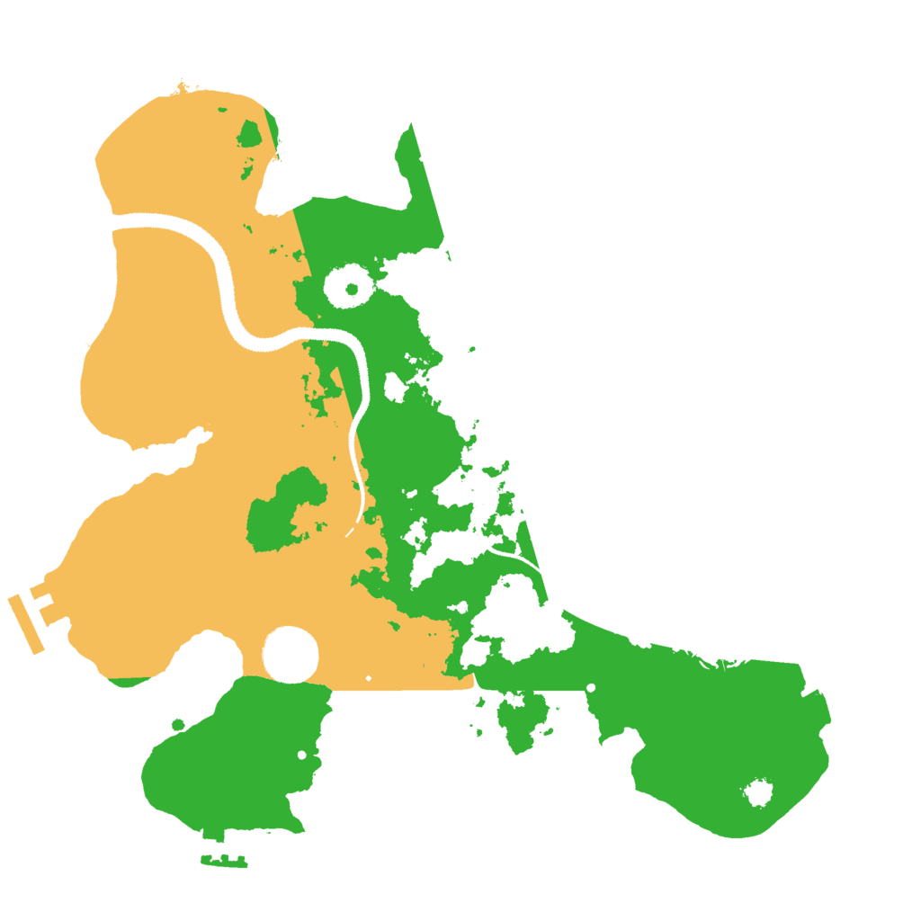 Biome Rust Map: Procedural Map, Size: 3000, Seed: 375407296