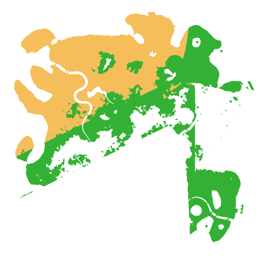 Biome Rust Map: Procedural Map, Size: 4250, Seed: 128018