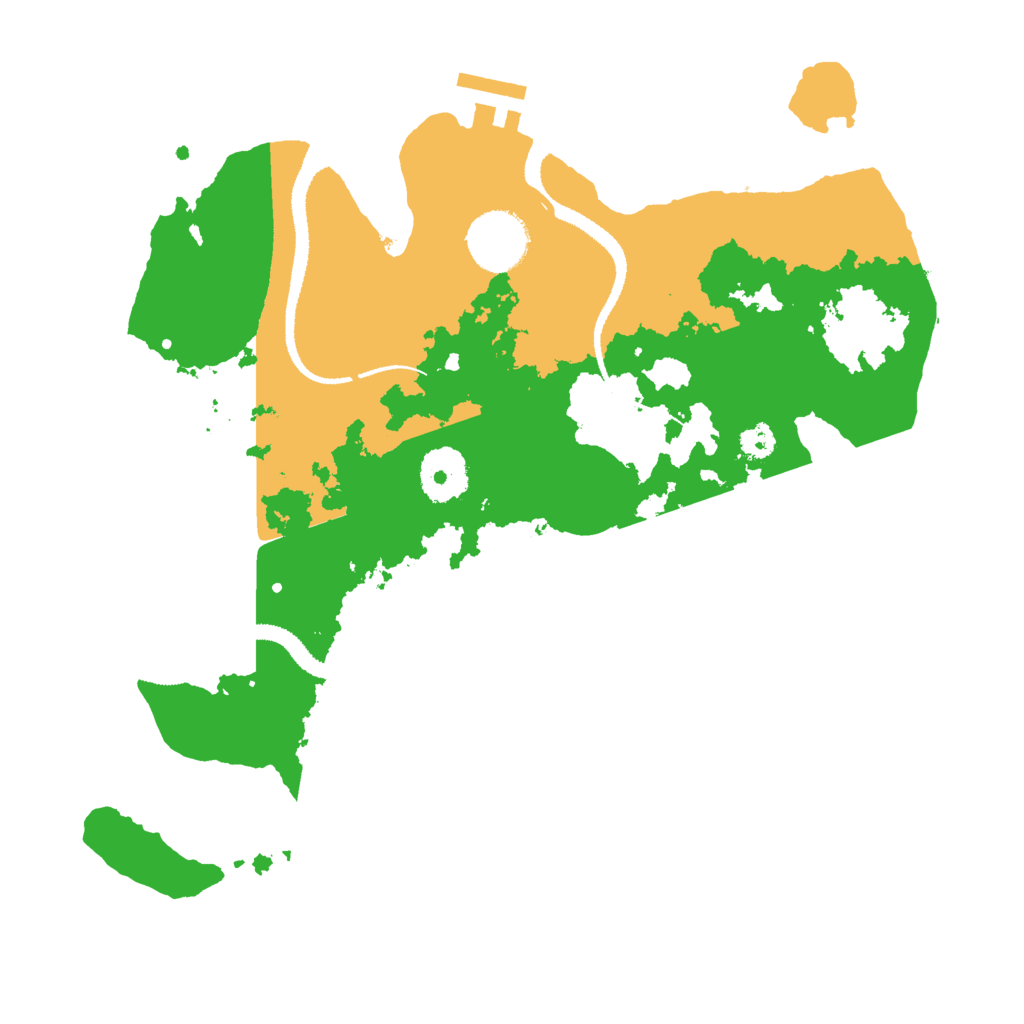 Biome Rust Map: Procedural Map, Size: 3000, Seed: 1036613347